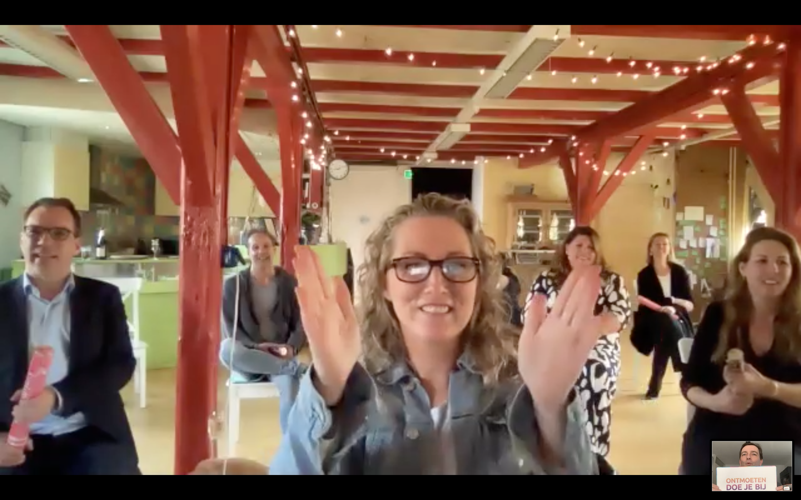 Screenshot – Bekendmaking nieuwe naam voor Zoom